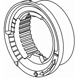 KWC Anschlagring Temperatur Kst, zu KWC Steuerpatrone M35 ECO 633899