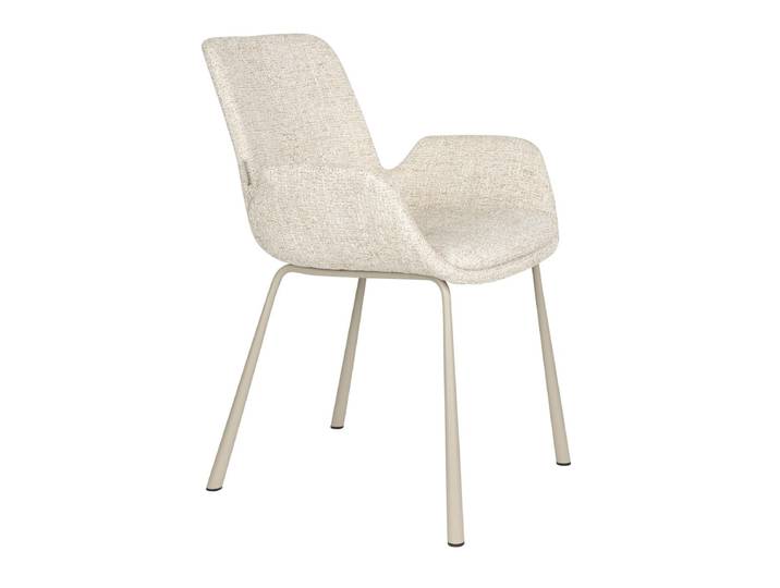 Sessel Brit 2er-Set – aus Stoff in Beige - Beige - Stoff - Luxusbetten24