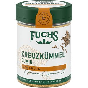 Fuchs Kümmel Premium Qualität, Kreuzkümmel, gemahlen, im Streuer, 50 g