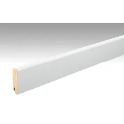 MEISTER Fußleiste Profil 22 F MK Weiß DF (RAL 9016) 2266 für alle Böden - 2380 mm