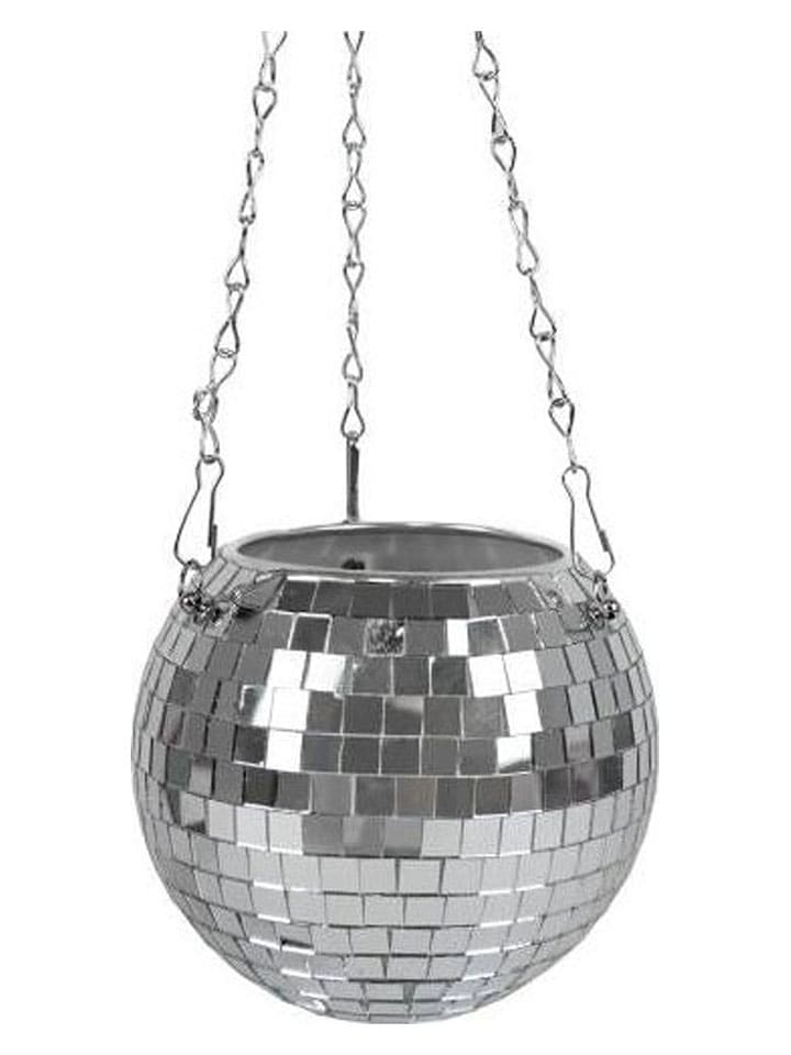 Winkee Blumentopf ''Discokugel'' in Silber - Ø 15 cm - onesize
