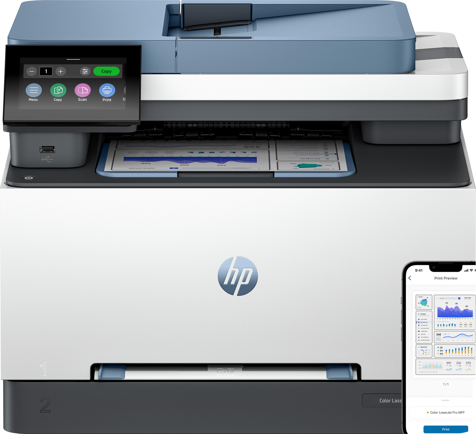 HP Color LaserJet Pro MFP 3302fdwg