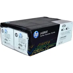 2 HP Toner CF410XD 410X Doppelpack schwarz