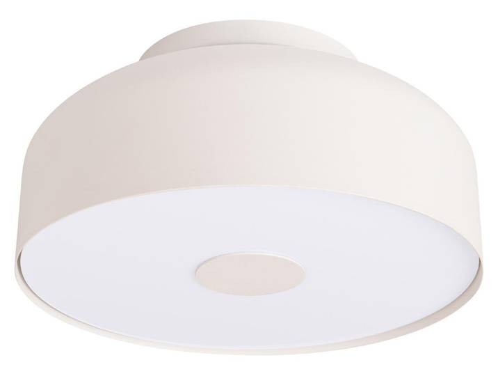 Plafonnier OMIQ beige 4xE27 15W acier/PVC 15x30x30cm Sollux Lighting