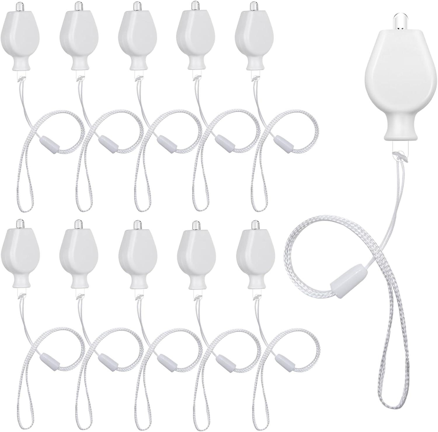 oCreon Set van 10 LED-lampions Warmwit voor Decoratie