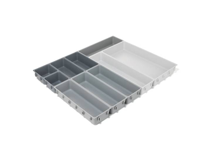 Joseph Joseph - Blox Schubladen Organizer Set 10-teilig, light stone