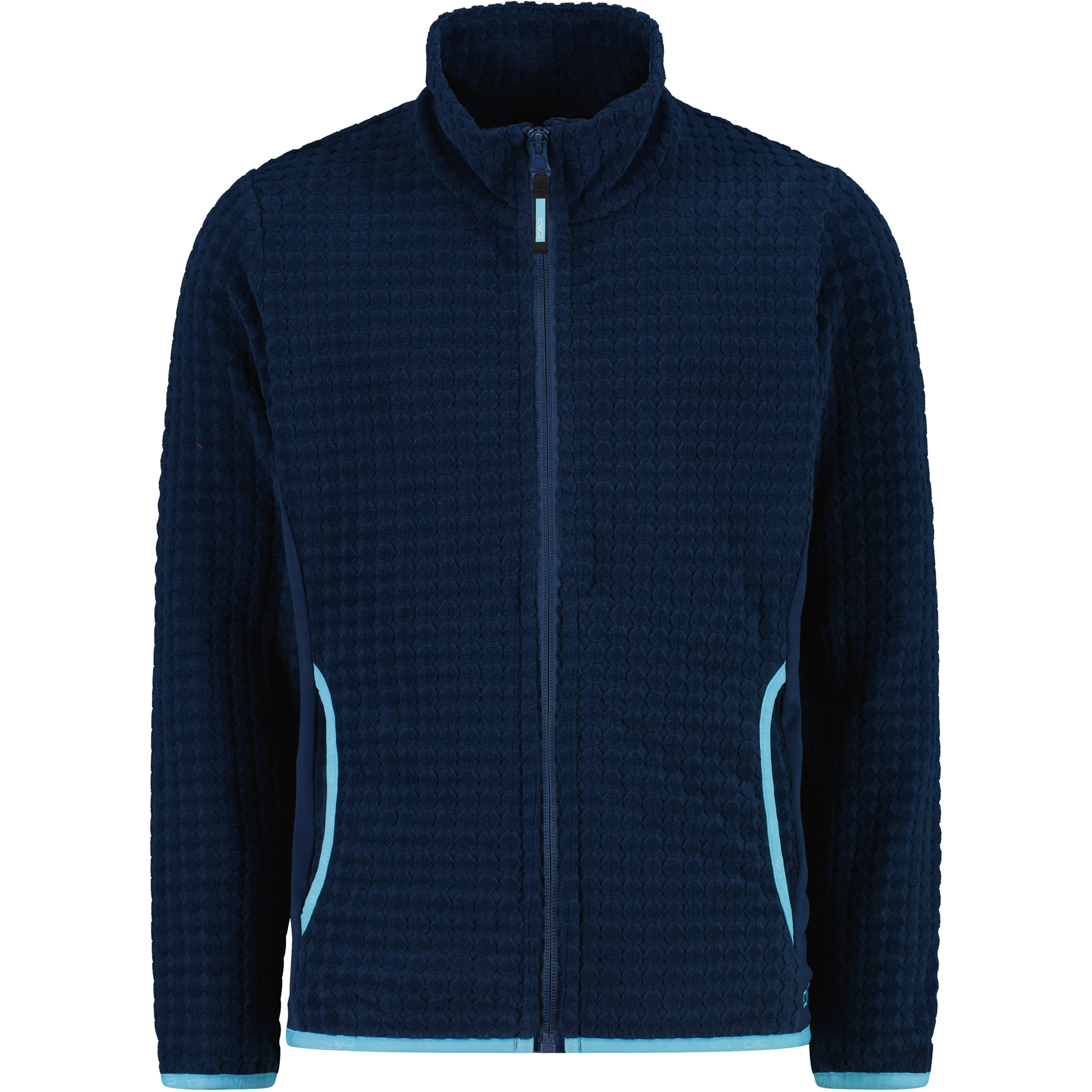 CMP Kinder Fleecejacke blau Größe 104 Trekking Elastisch