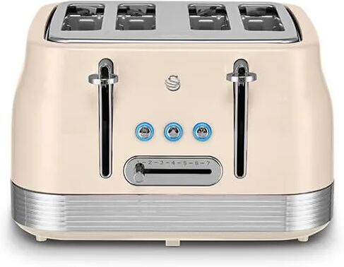 Swan Retro Revive Cream 4 Slice Toaster