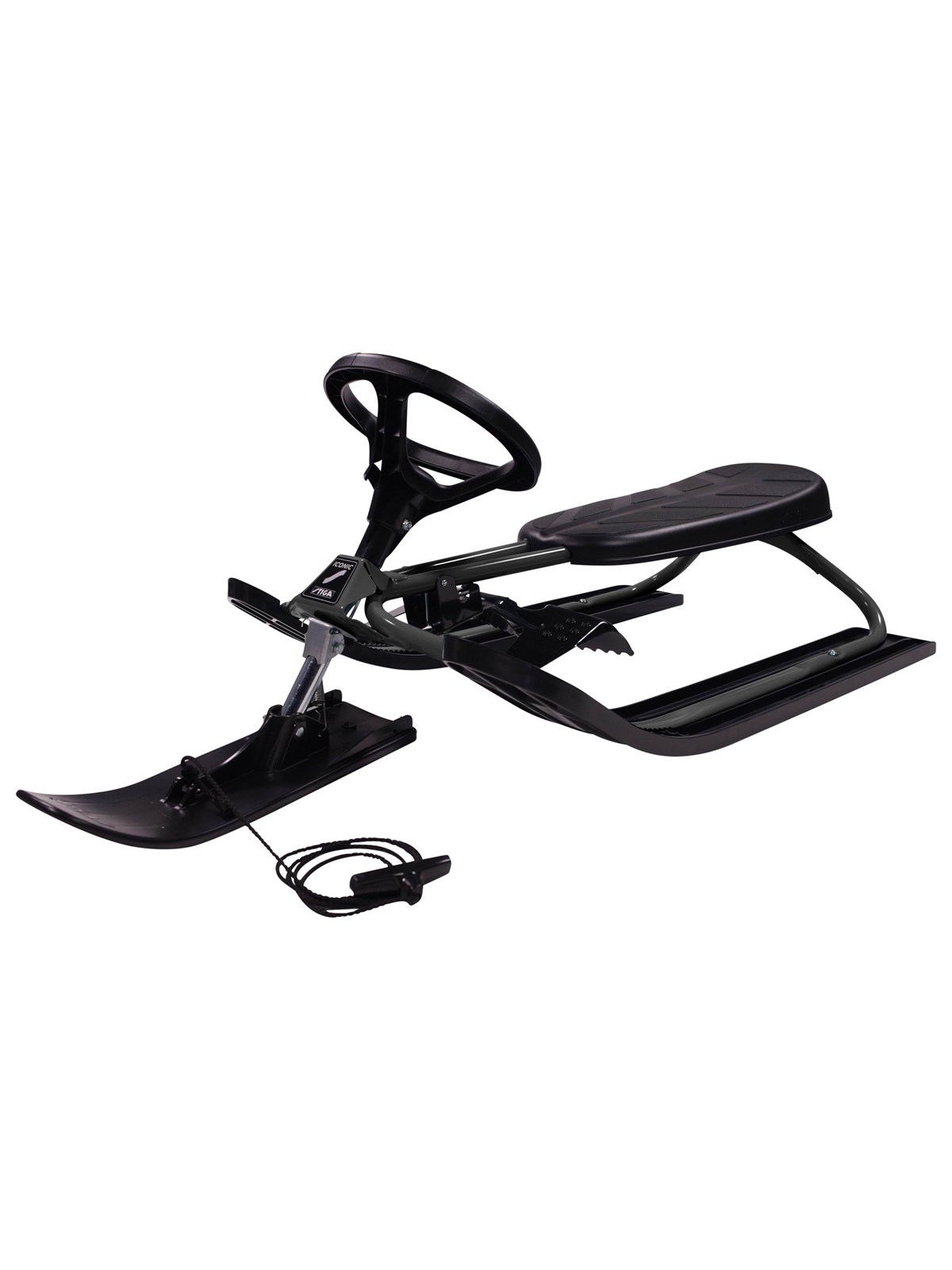 Stiga Snowracer ICONIC Steering Sledge (Grey/Black)