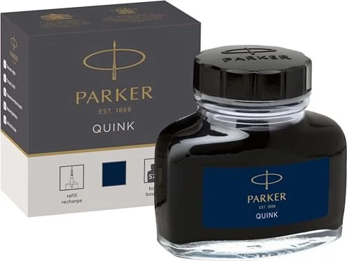 PARKER Flaschentinte, permanent, blau-schwarz