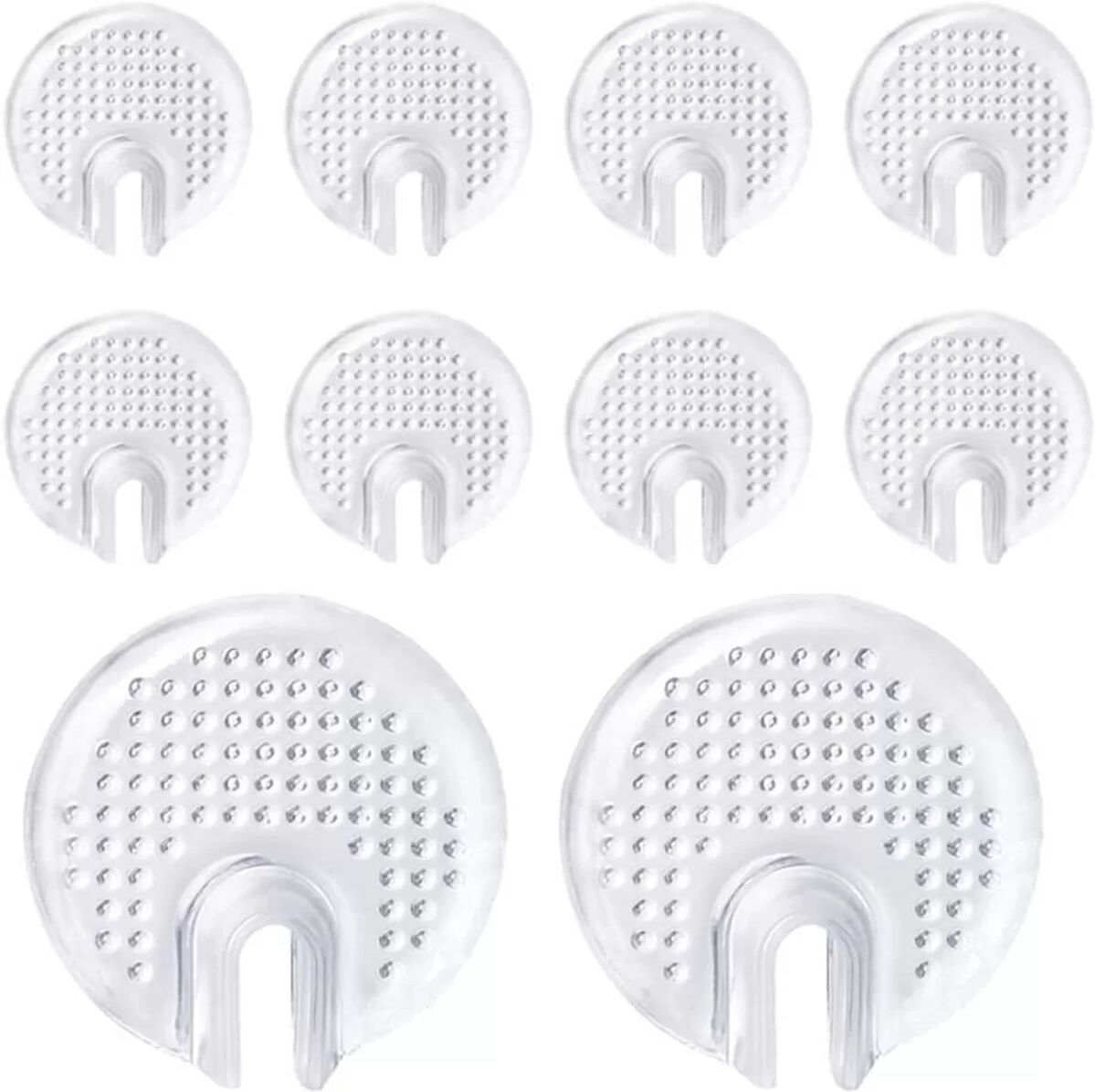 INF Coussinets Avant en Gel pour Tongs - Antidérapants et Anti-Friction (1 Paire)
