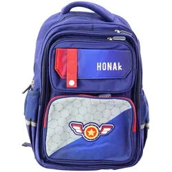 Schulrucksack mit aufgesetztem Brustgurt Marineblau 20L