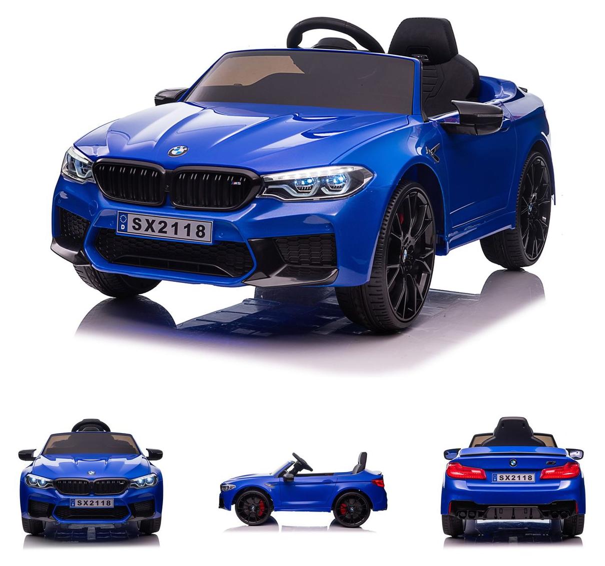 Chipolino Kinder Elektroauto BMW M5 Fernbedienung Musik Eva-Räder Bluetooth
