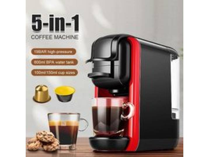 Machine à Café à Capsules - MOOHOP - 5 en 1 - 19 bar - 1450W - Réservoir 0 6L
