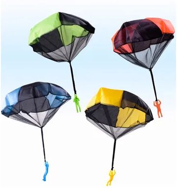 Tiny Tots Teens Trends Kids Outdoor Parachute Toy Hand Thrown Sports Game Set For Boys With Soldiers Ideal For Sensory Play Gifts Kids Outdoor Parachute Toy Hand Thrown Sports Game Set For Boys With Soldiers Ideal For Sensory Play Gifts