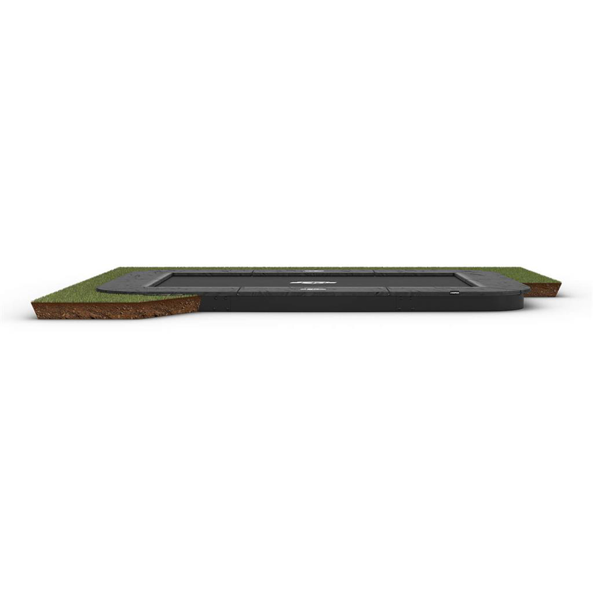 Berg Ultim Champion Trampolin FlatGround 330 cm Grau