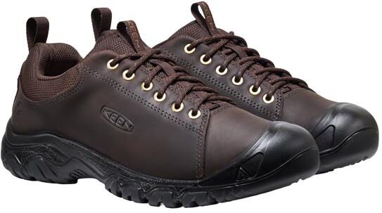 Keen Mens Targhee IV Oxford, Java / Black 46