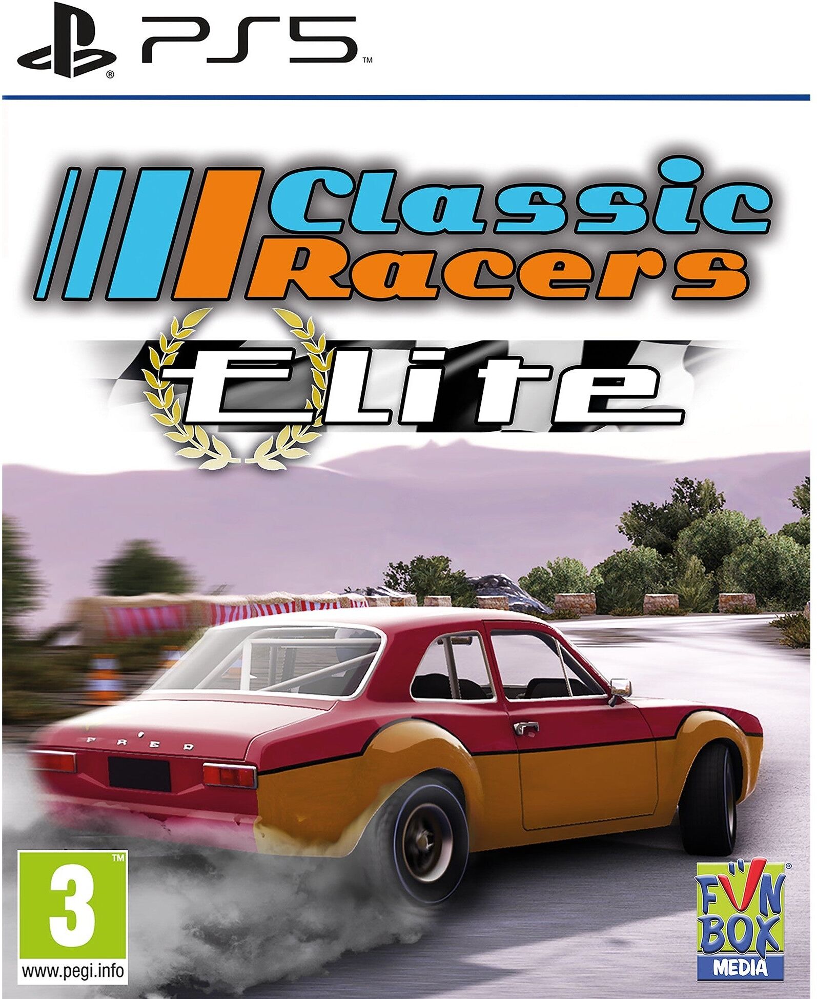 Funbox Media Classic Racers Elite for PlayStation 5 (Disc) - Time-Attack Racing Game