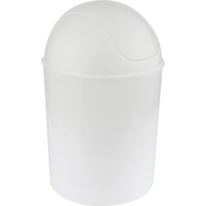 Böttcher-AG Mülleimer weiß, aus Kunststoff, 7 Liter