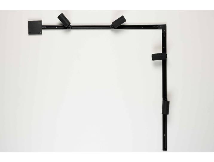 4er Set Zuiver Buzz Spotlight Track Aluminium Schwarz