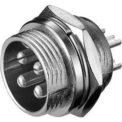 B 604 - Mikrofon-Einbaustecker f. Funkgeräte, 4-polig