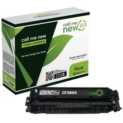 callmenew HP 312X (CF380X) Toner – black – Alternativprodukt