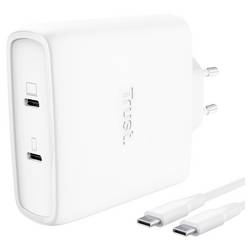 Trust USB Ladegerät 100 W USB PD 3.0 Weiß Innenbereich GaN Maxo