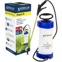 Edialux, Sprühflasche, Druckspr?her Onyx mit Spr?hkappe, 5L (5 l)