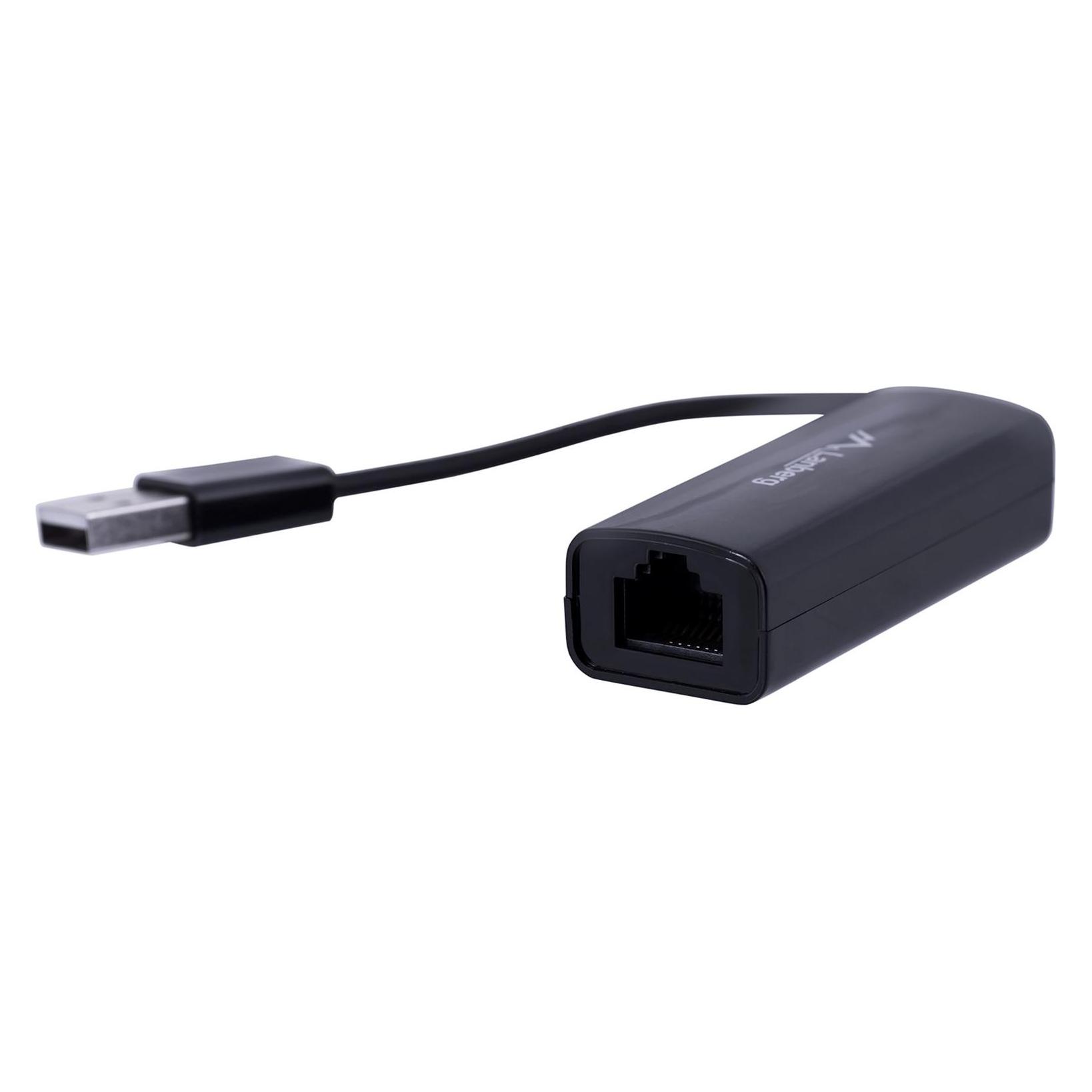 Lanberg NC-0100-01 Kabelschnittstellen-/Gender-Adapter USB-A RJ-45 Schwarz (USB, RJ45 (1x)) (NC-0100-01)