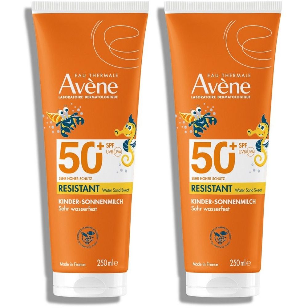 Avene SunSitive Kinder Sonnenmilch SPF 50+ 2x 2x250 ml Milch