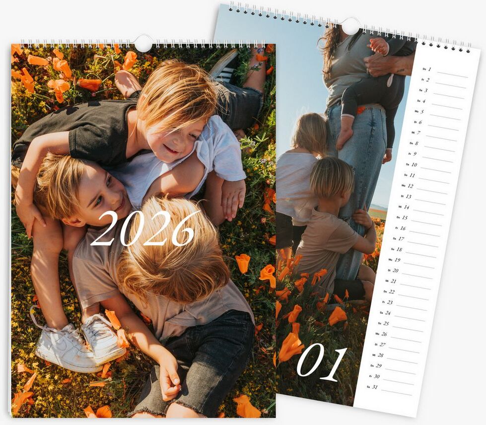 Myposter Terminkalender 2027 mit eigenen Fotos gestalten