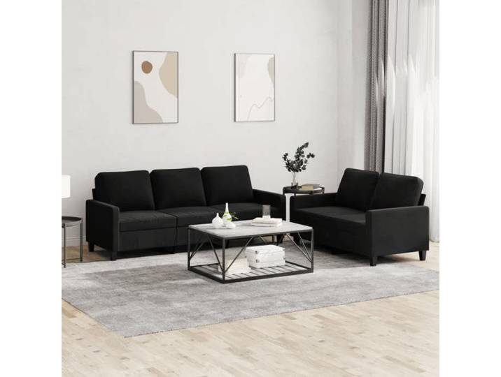 Ensemble de Canapés avec Coussins 2 pcs Canapés avec Accoudoirs Ensemble de Meubles Mobilier de Salon Moderne 3201521