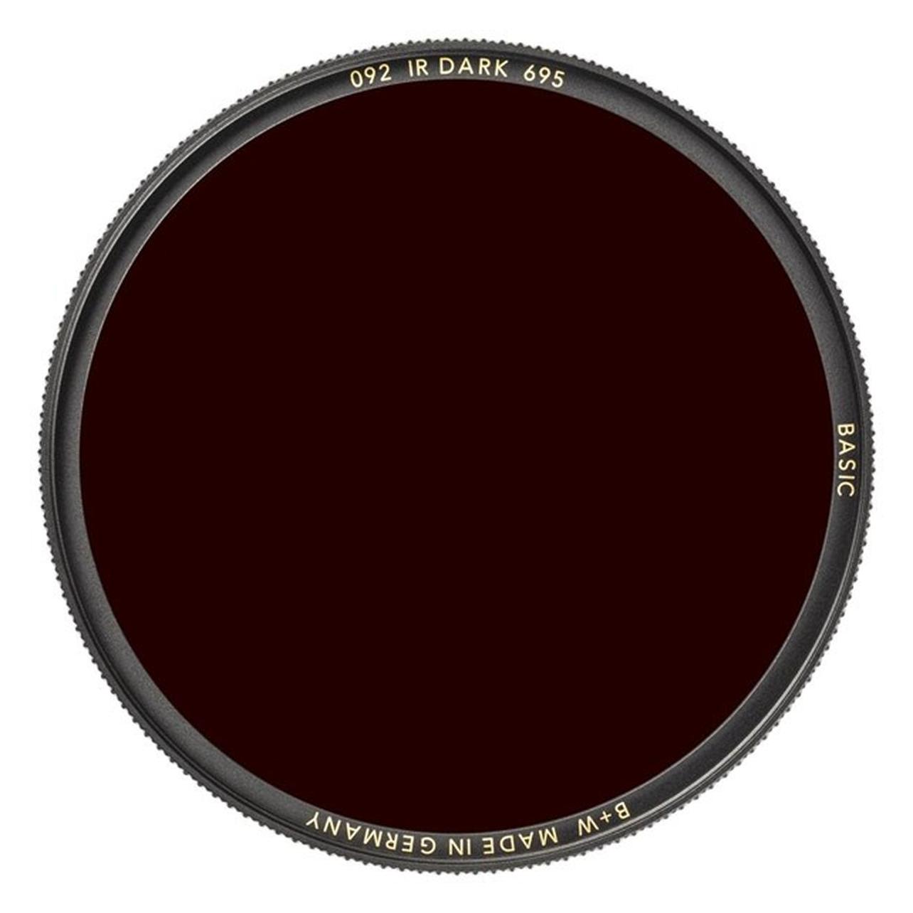 B+W 092 Infrarot-Filter, dunkelrot 695, keine Vergütung/Basic 37mm (37 mm, Neutral Color Filter) (1102755)