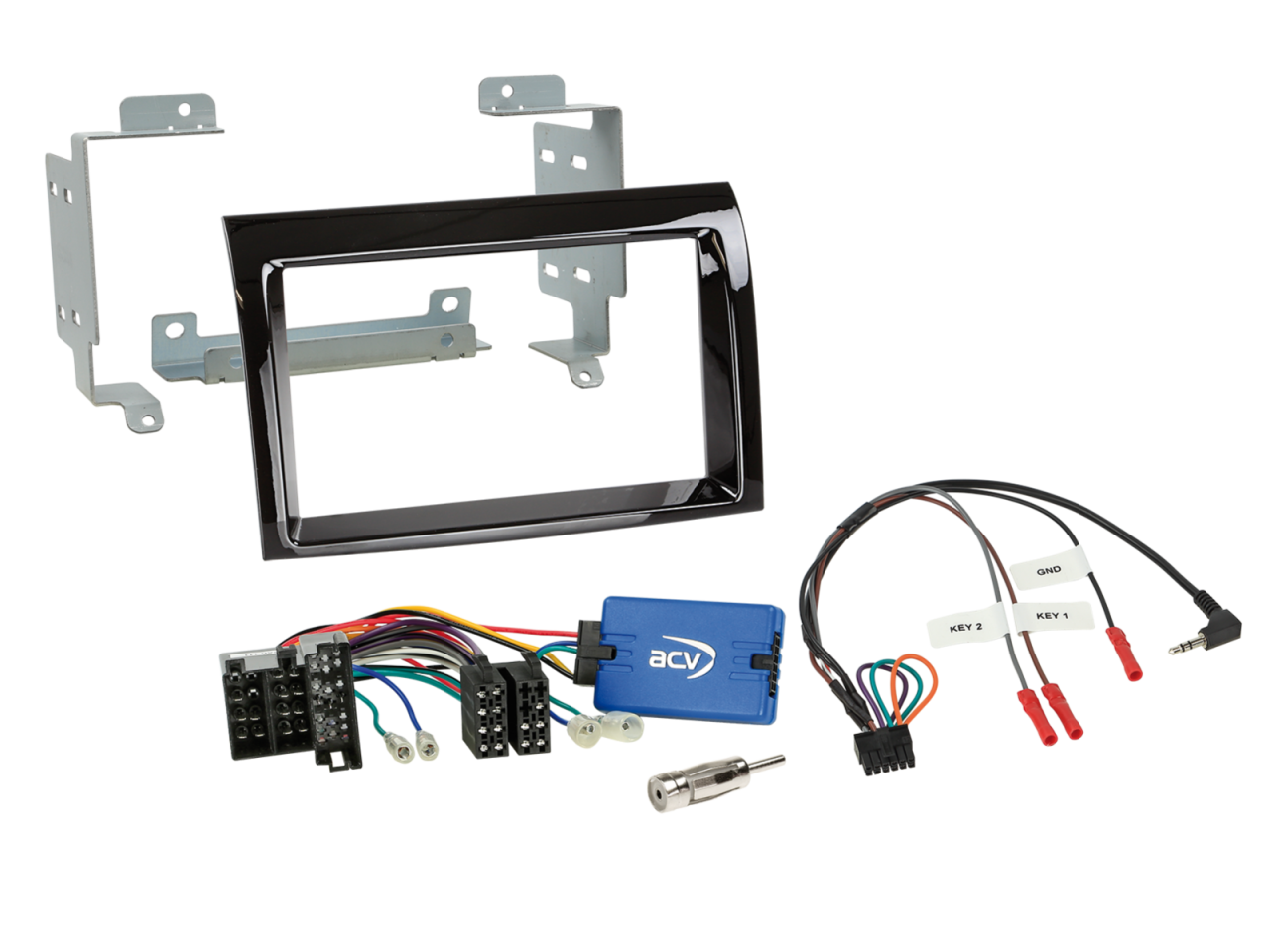 ACV Fiat Ducato / Citroen / Peugeot 2-DIN Kit Radiovorb. 2006 ->