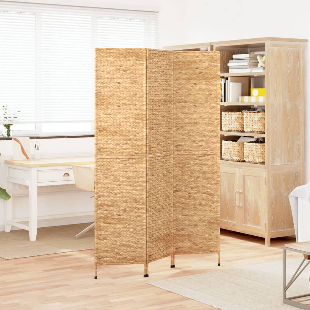 Bay Isle Home Cotreau 180cm H Metal Folding Room Divider Light Brown 180cm H x 122cm W