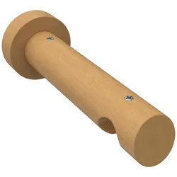 TRÄGER FÜR GARDINENSTANGEN INNENLAUF 20 mm Ø, Talent 1-läufig, Buche