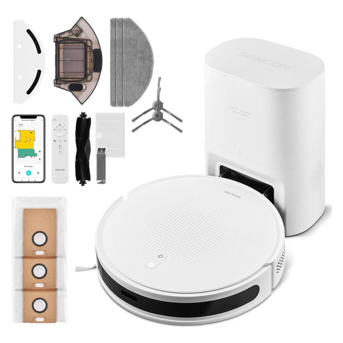 Sencor SRV 7485WH Puteklu sucejs-robots SRV 7485WH (8590669384235) (5000 Pa) (SRV 7485WH)