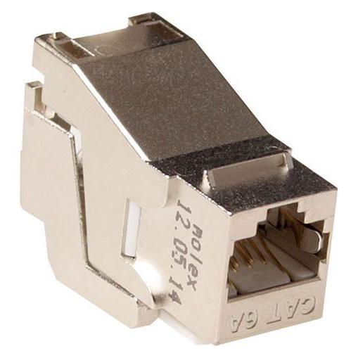 Molex PowerCAT 6A shielded keystone jack, toolless (Keystone Modul) (KSJ-00079)