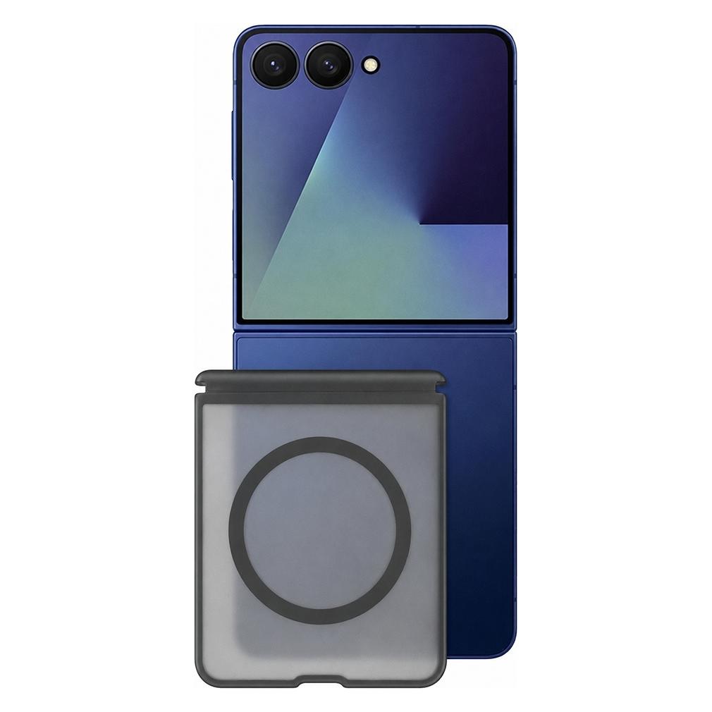 BlueO - Hautfreundliche mattierte Anti-Drop MagSafe - Samsung Galaxy Z Flip8 - Schwarz (Samsung Galaxy Z Flip8) (72518124)