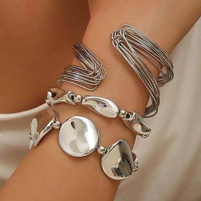 Klassisch Mode Mode Harz Armband Schmuck Silber / Gold Für Täglich Ferien Date