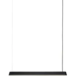 Muuto Linear LED Pendelleuchte, 87 cm, schwarz