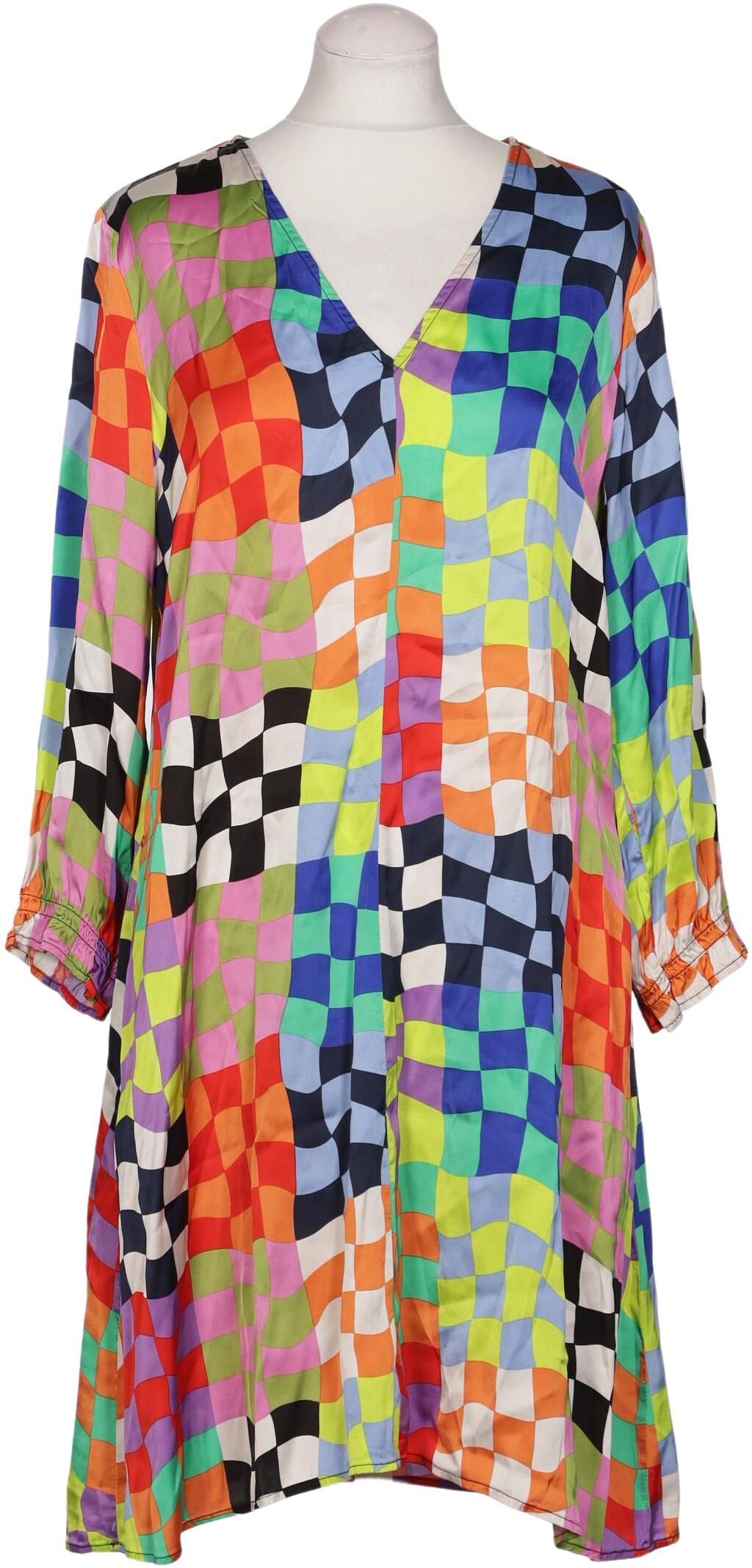 Culture Damen Kleid, Mehrfarbig, Gr. M, Viskose - Second Hand