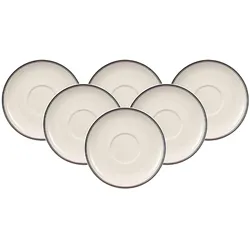 Villeroy & Boch Design Naif Mokka- / Espressountertassen, Untertasse, Mehrfarbig