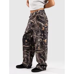 Carhartt WIP Brandon Single Knee Hose camo fthr tree / blk / hvy st Gr. M