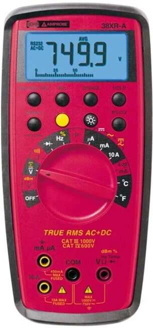 Beha-Amprobe Multimètre numérique rt Amprobe 38XR-A-D (3454705)