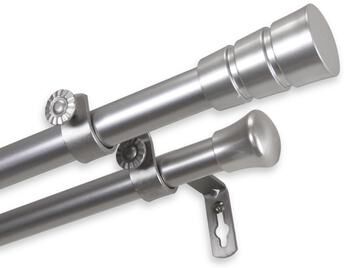 InStyleDesign Leo Adjustable Double Curtain Rod