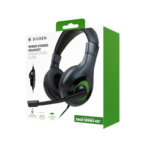 Nacon Stereo Gaming Headset V1 met microfoon, Zwart