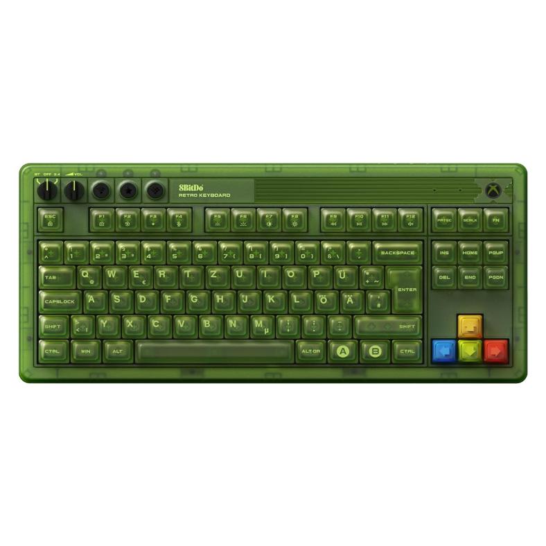 8bitdo Retro 87 Xbox Edition (DE, Kabelgebunden, Kabellos) (RET00861)