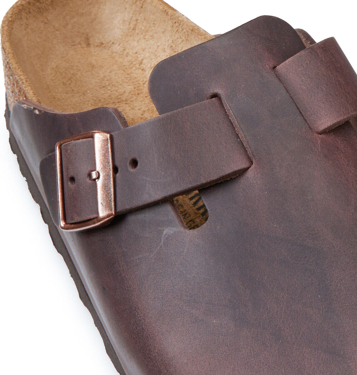 BIRKENSTOCK Sabots en cuir Boston
