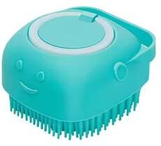 Uplifted Finds 2 in 1 Silicone Massage & Shampoo Dispensing Shower Brush blue 2 Pcs